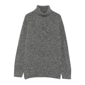 BEYOU Women's Speckled Turtleneck Sweater Women GREY Sweaters & Knitwear